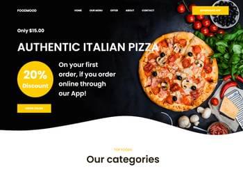 Foodmood website screenshot